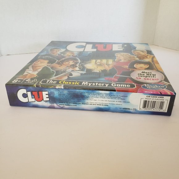 Clue The Classic Mystery Game by Hasbro New Sealed - Picture 3 of 5